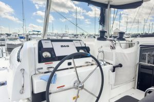 helm, Lagoon 42, catamaran for sale