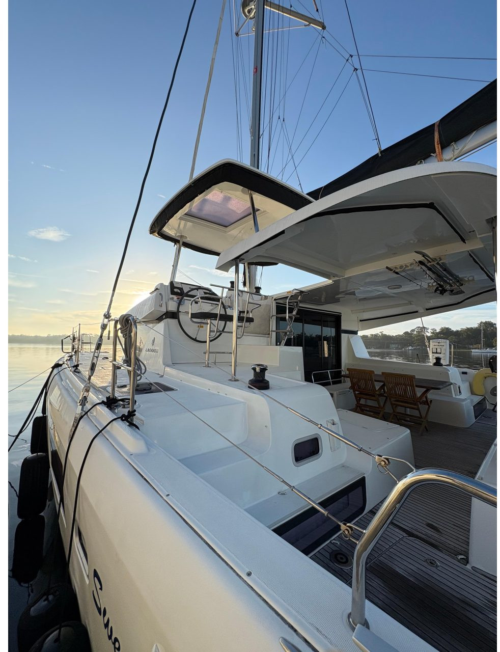 helm, Lagoon 42, catamaran for sale