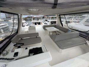 cockpit, Leopard 53 PowerCat, trawler for sale