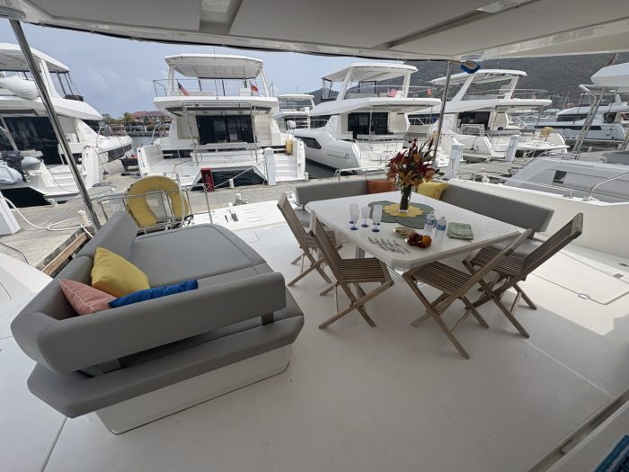 cockpit, Leopard 53 PowerCat, power catamaran for sale