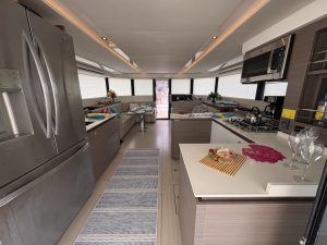 interior, Leopard 53 PowerCat, trawler for sale