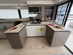 interior, Leopard 53 PowerCat, trawler for sale