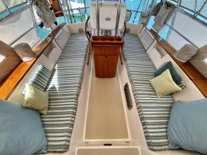 cockpit, Island Packet, sailboat for sale