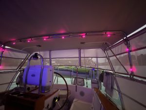 helm, Island Packet, sailboat for sale