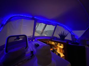 helm, Island Packet, sailboat for sale