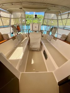 cockpit, Island Packet, sailboat for sale