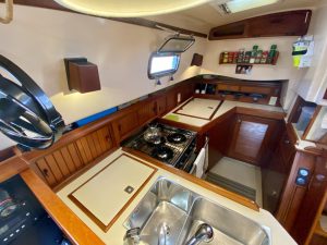 interior, Island Packet, sailboat for sale