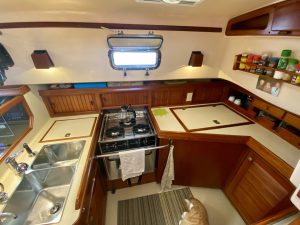 interior, Island Packet, sailboat for sale