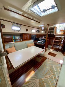 salon, Island Packet, sailboat for sale