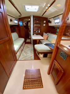 salon, Island Packet, sailboat for sale