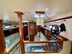 navigation station, Island Packet, sailboat for sale