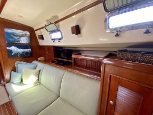 salon, Island Packet, sailboat for sale