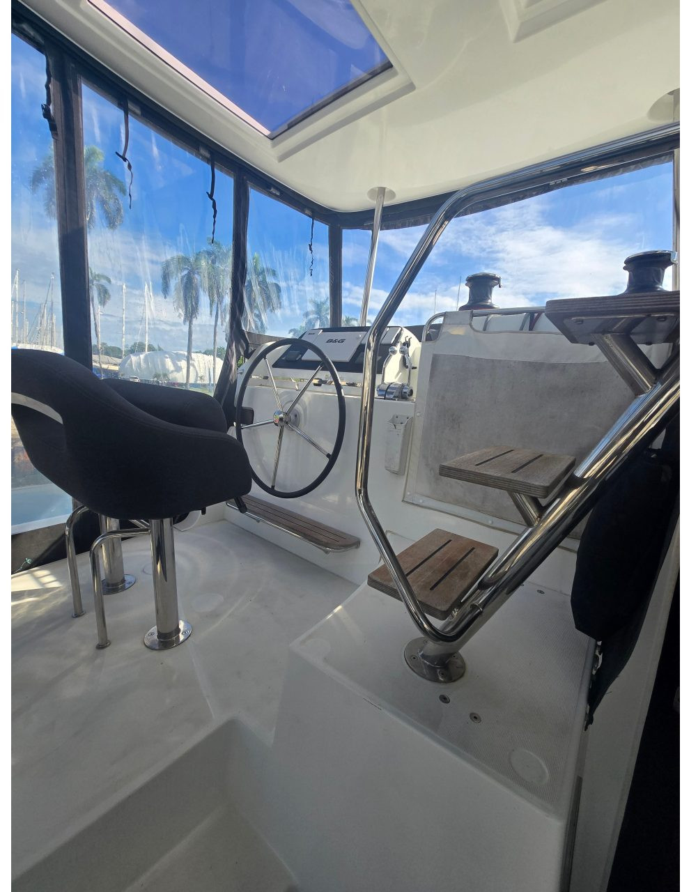helm, Lagoon 42, catamaran for sale