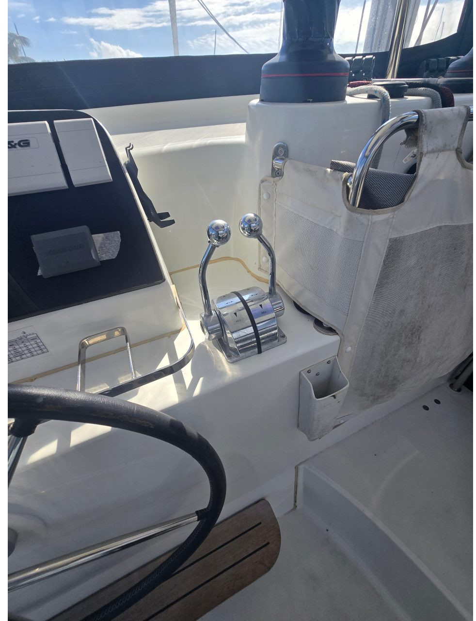 helm, Lagoon 42, catamaran for sale