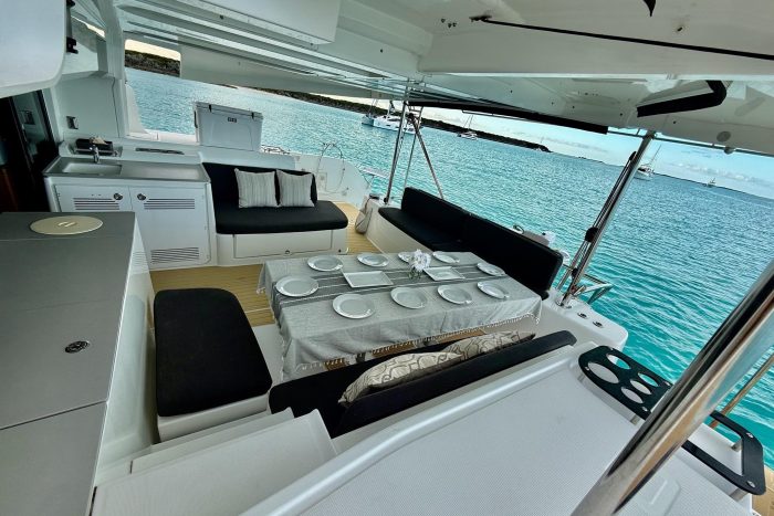 cockpit, Lagoon 46, catamaran for sale