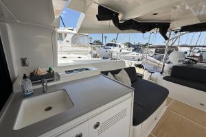 cockpit, Lagoon 46, catamaran for sale