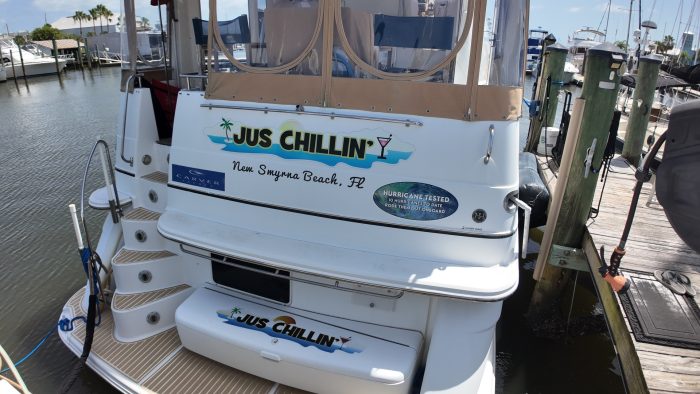 exterior, Carver 396, trawler for sale