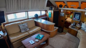 salon, Carver 396, trawler for sale