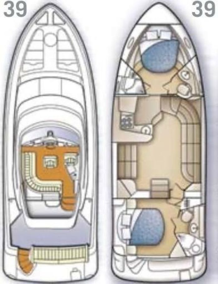diagram, Carver 396, trawler for sale