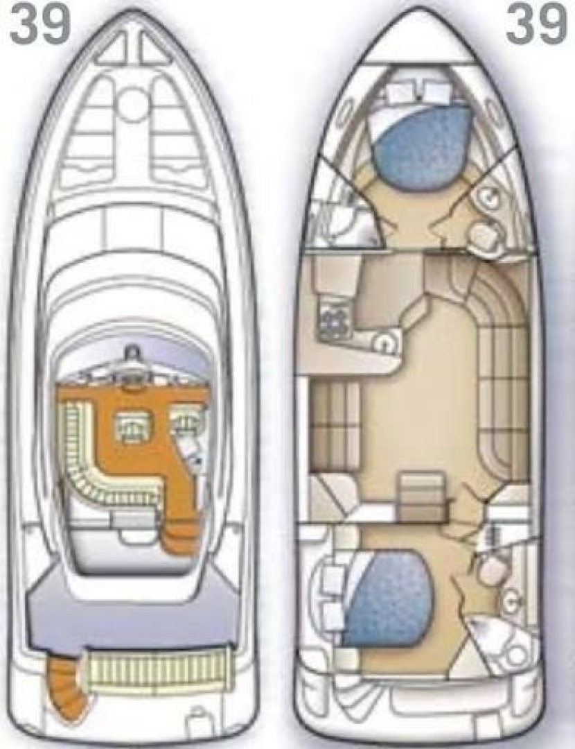 diagram, Carver 396, trawler for sale