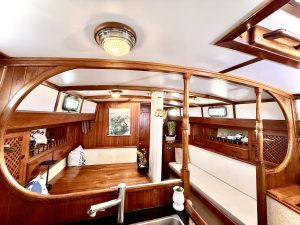 salon, Peterson 46, sailboat for sale