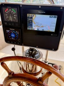 navigation station, Peterson 46, sailboat for sale
