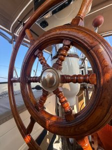 helm, Peterson 46, sailboat for sale