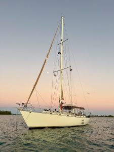 exterior, Peterson 46, sailboat for sale