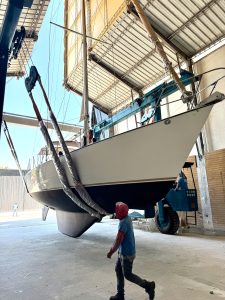 boatyard, Peterson 46, sailboat for sale