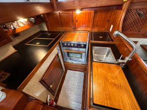 interior, Peterson 46, sailboat for sale