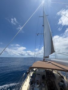 deck, Peterson 46, sailboat for sale