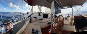 cockpit, Peterson 46, sailboat for sale