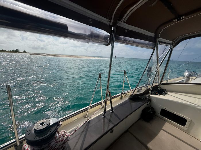 deck, Peterson 46, sailboat for sale