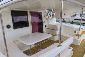 cockpit, FP 41 Lipari, catamaran for sale