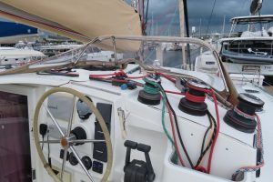 helm, FP 41 Lipari, catamaran for sale