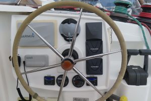 helm, FP 41 Lipari, catamaran for sale