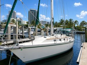 exterior, Caliber 40, sailboat for sale