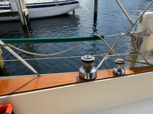 deck, Caliber 40, sailboat for sale