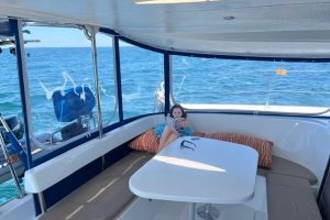 cockpit, FP 41 Lipari, catamaran for sale