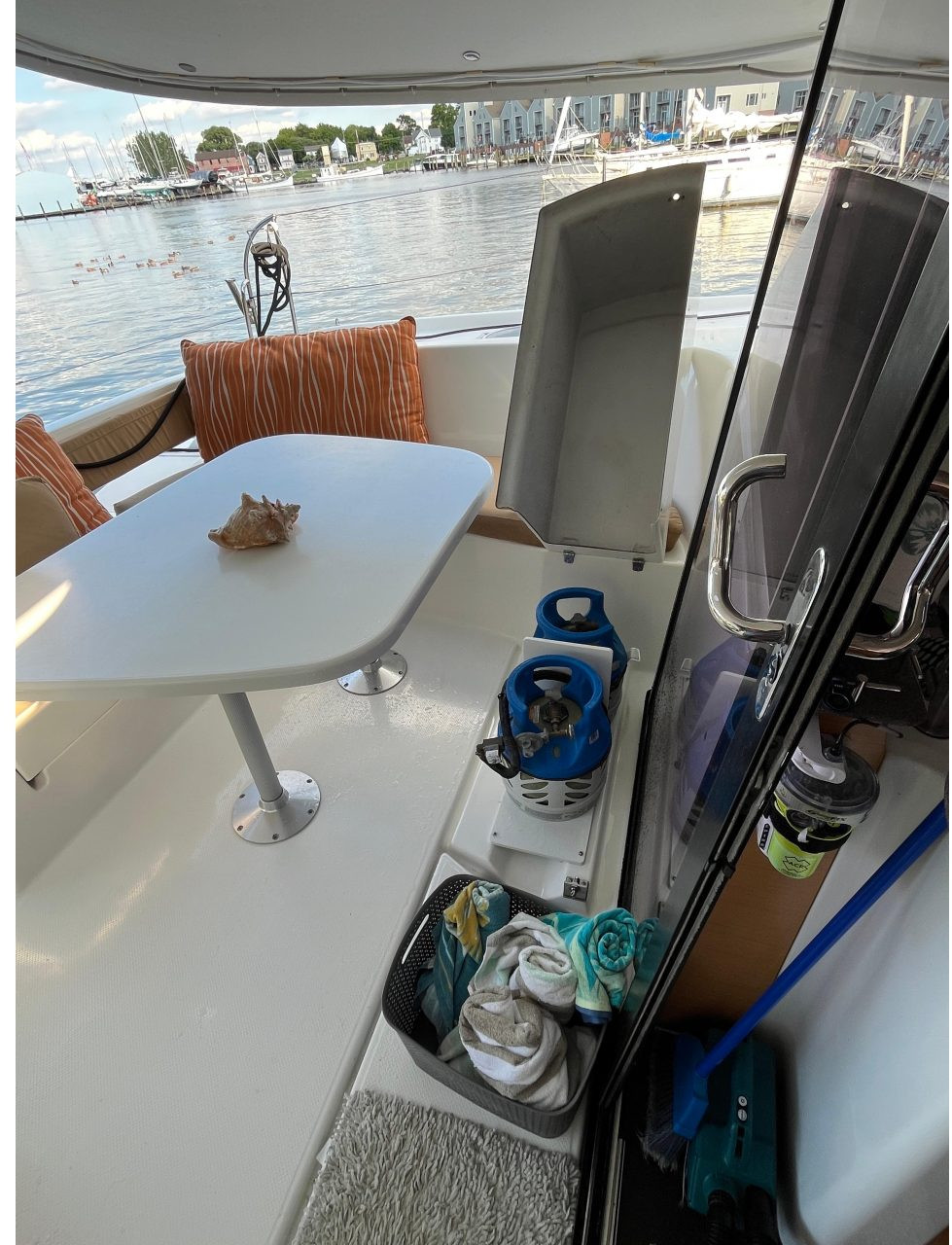 cockpit, FP 41 Lipari, catamaran for sale
