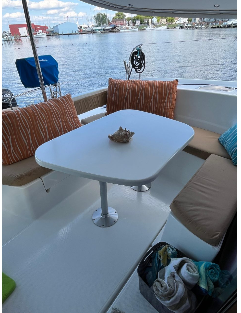 cockpit, FP 41 Lipari, catamaran for sale