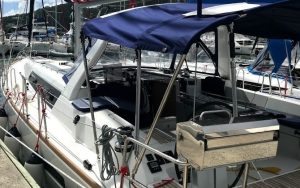 cockpit, Beneteau 45 Oceanis, sailboat for sale