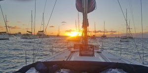 underway, Beneteau 45 Oceanis, sailboat for sale
