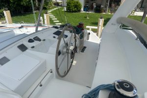 helm, Lagoon 440, catamaran for sale