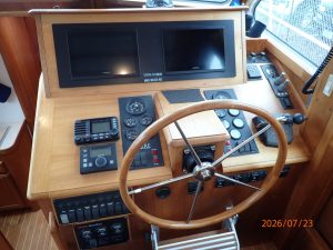 navigation station, Sabre, trawler for sale