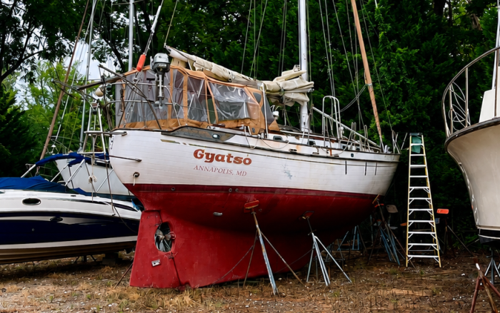 boatyard, Tayana 37, sailboat for sale