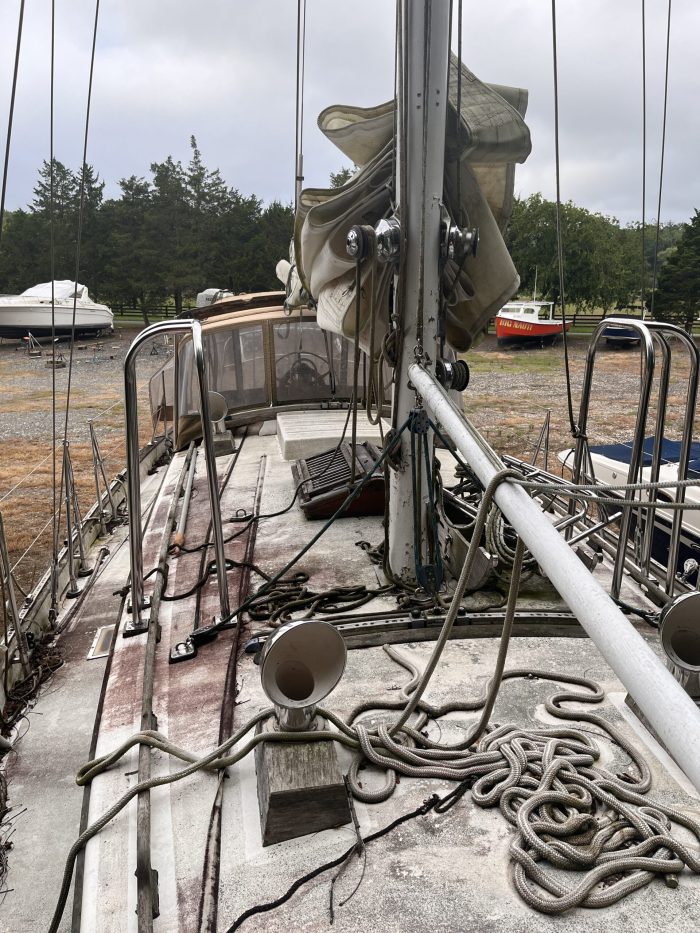 deck, Tayana 37, sailboat for sale