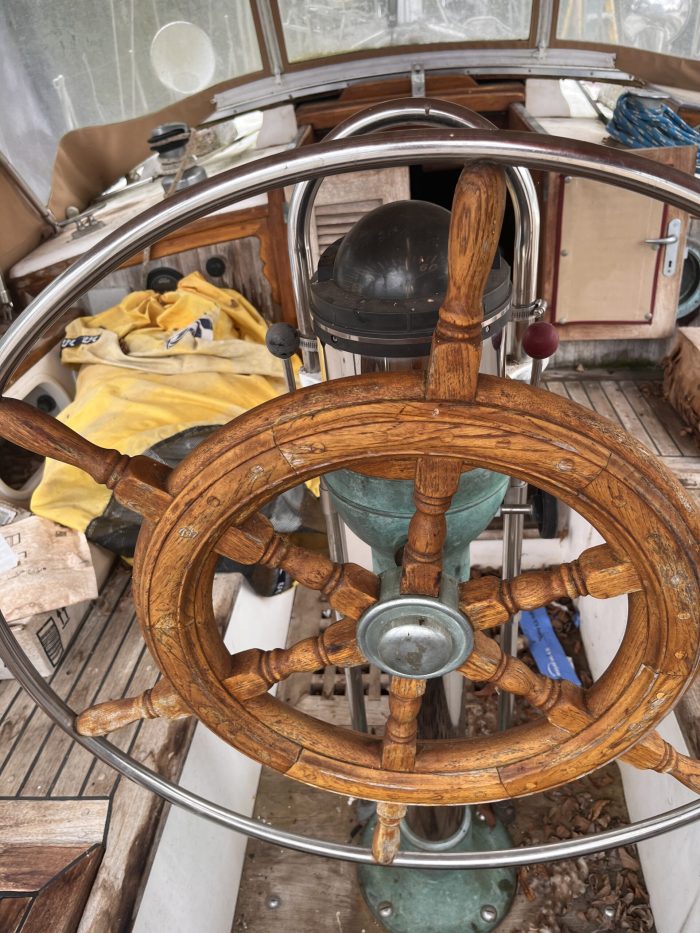 helm, Tayana 37, sailboat for sale