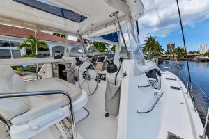 cockpit, Leopard 48, catamaran for sale