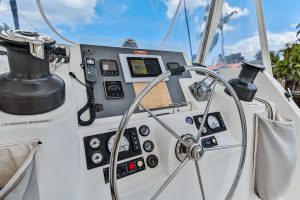 helm, Leopard 48, catamaran for sale